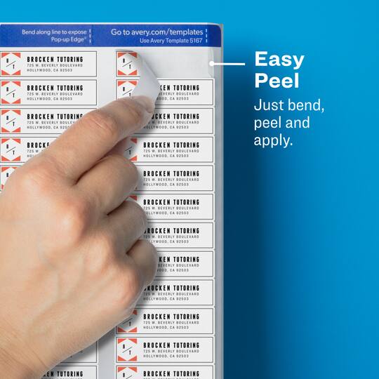 6 Packs: 2,000 ct. (12,000 total) Avery® 0.5